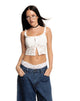 image de Laru Corset Top in Lace Ivory