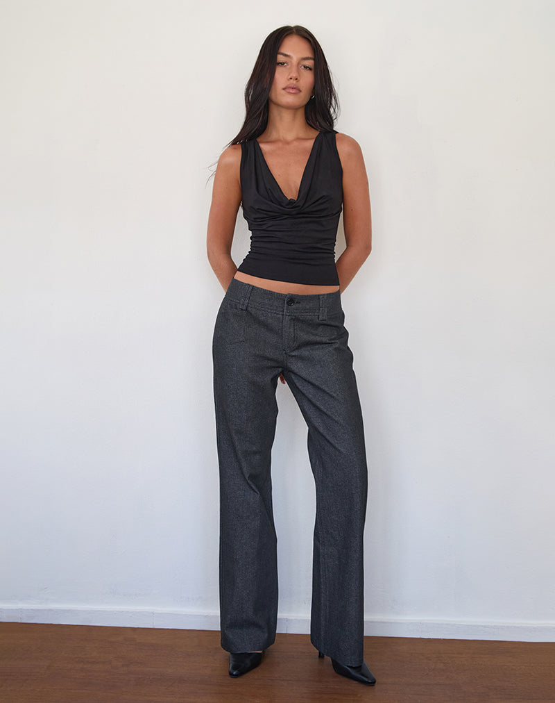 Pantalon Padali en indigo foncé