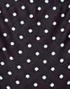Polka noir et bleu