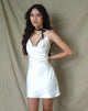 Image de Paiva Slip Dress in Satin Ivory