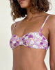 Image de Pali Bikini Top in Bright Floral Orange and Purple