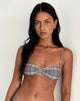 Image de Pali Bikini Top in Purple Tartan