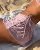 Image de la mini-jupe Chiquita en broderie Blush Pink