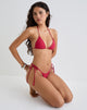 Image de Pami Bikini Top in Red with Studs