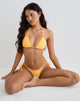 Image de Pami Bikini Top In Light Orange with Studs