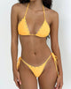 Image de Lentra Bas de bikini en orange clair avec clous