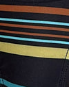 Rayures foncées noires et bleues