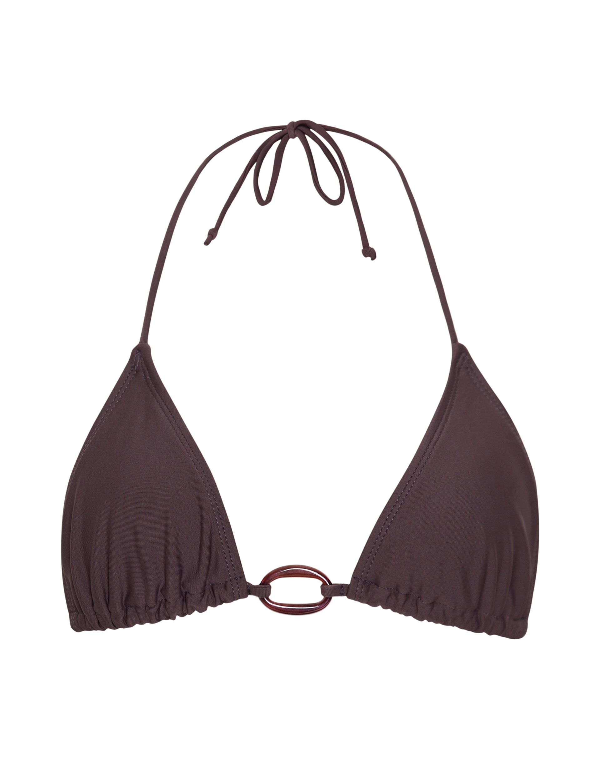Image de Pami Beaded Bikini Top in Coffee