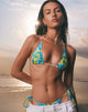 Image de Pami Bikini Top in Blue Watercolour Floral