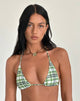 Image de Pami Bikini Top in Green Tartan