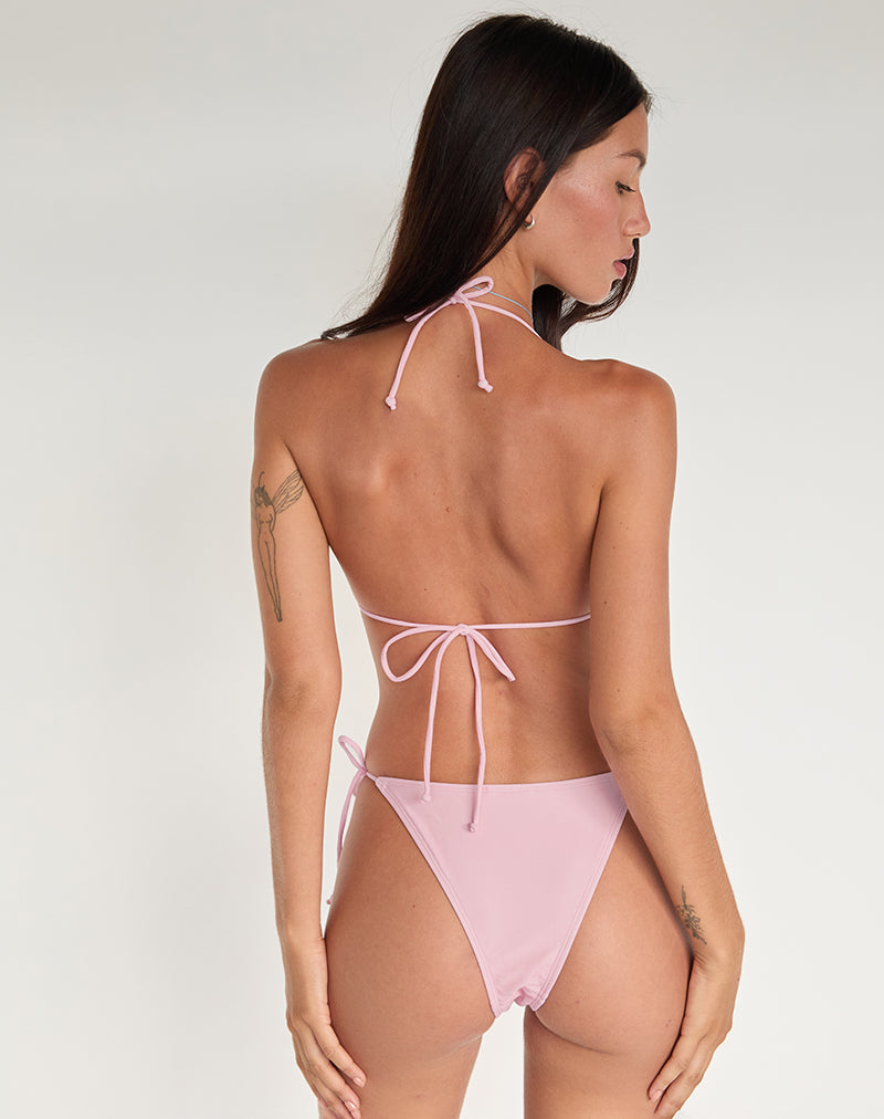 Image de Pami Bikini Top in Pink and Blue Watercolour Flower