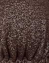 Marron scintillant avec perles