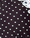 Polka noir et bleu