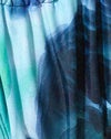  Floral abstrait bleu