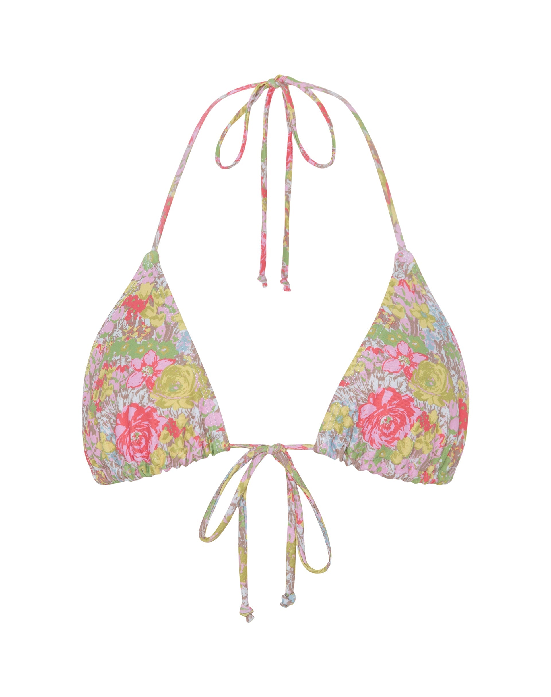 Image de Pamita Bikini Top in Pink Abstract Floral Swim