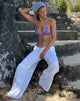 Image de Kaomy Pantalon à jambes larges en blanc