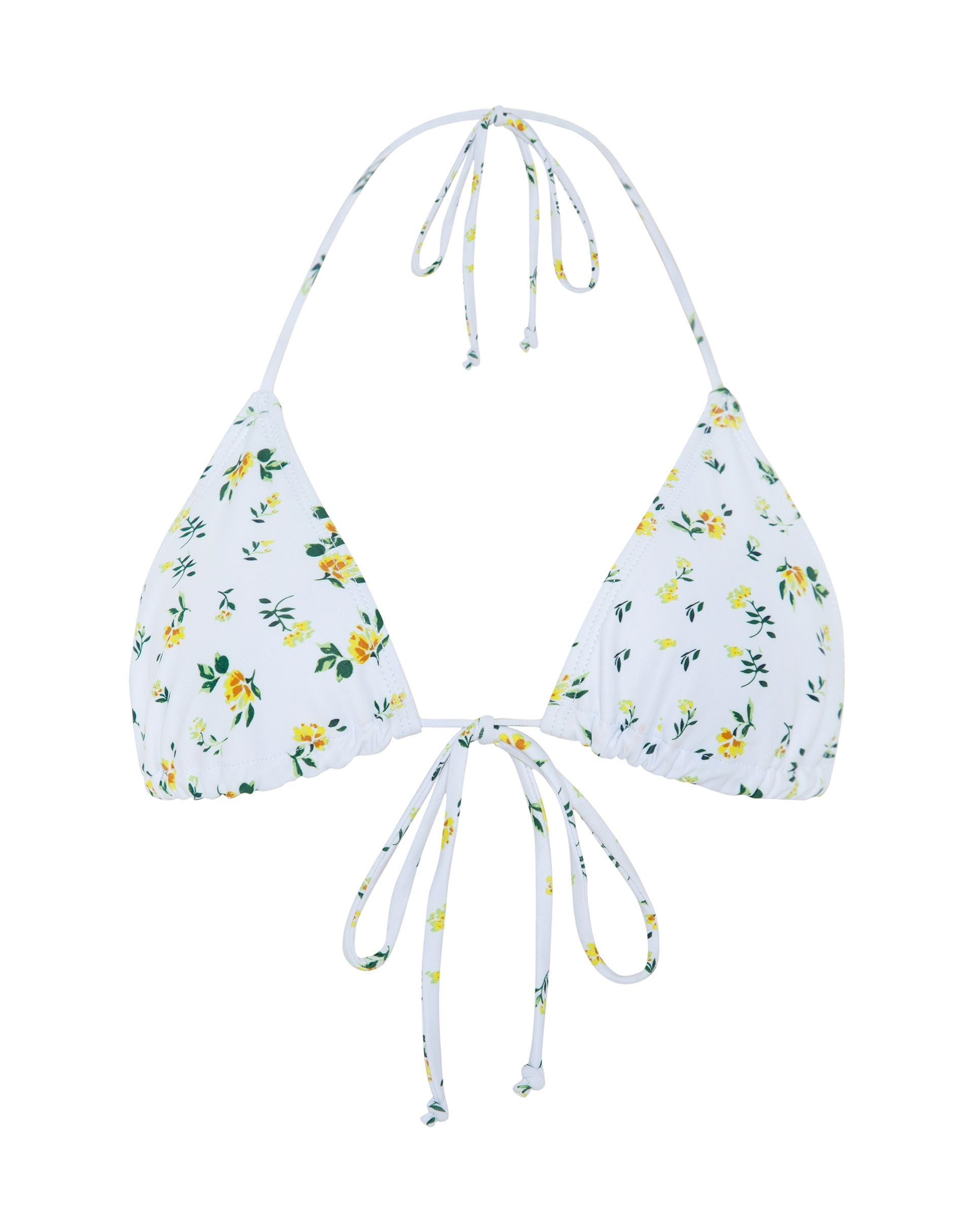 Image de Pamita Bikini Top in Yellow Ditsy Floral