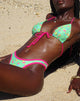 Image de Farida Bikini Bottom in Green Floral