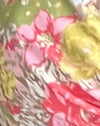 Maillot de bain floral abstrait rose