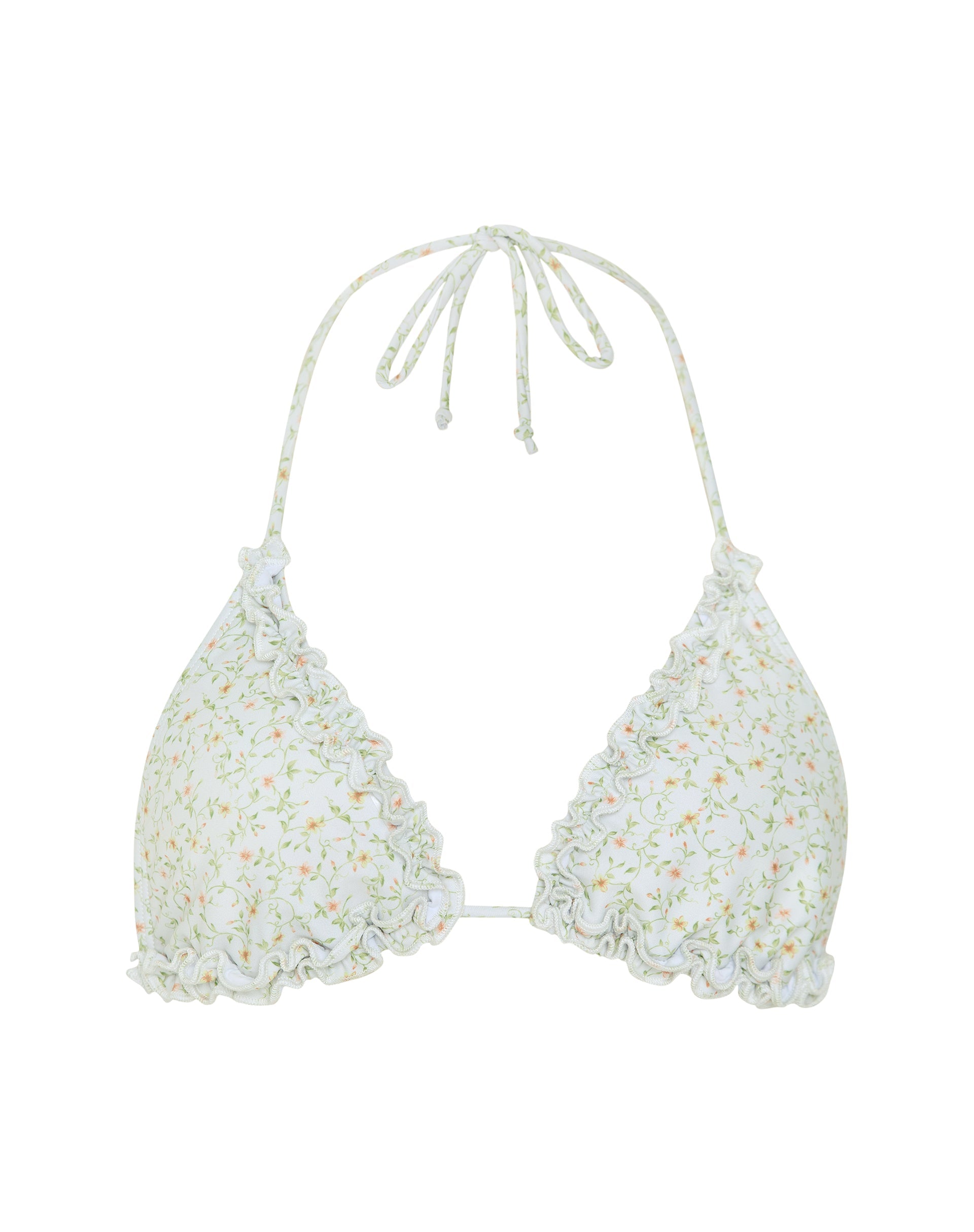 Image de Pandya Bikini Top in Pretty Petal Ivory