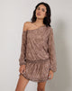 Image de Papinka Robe en maille Vintage Paisley Pink