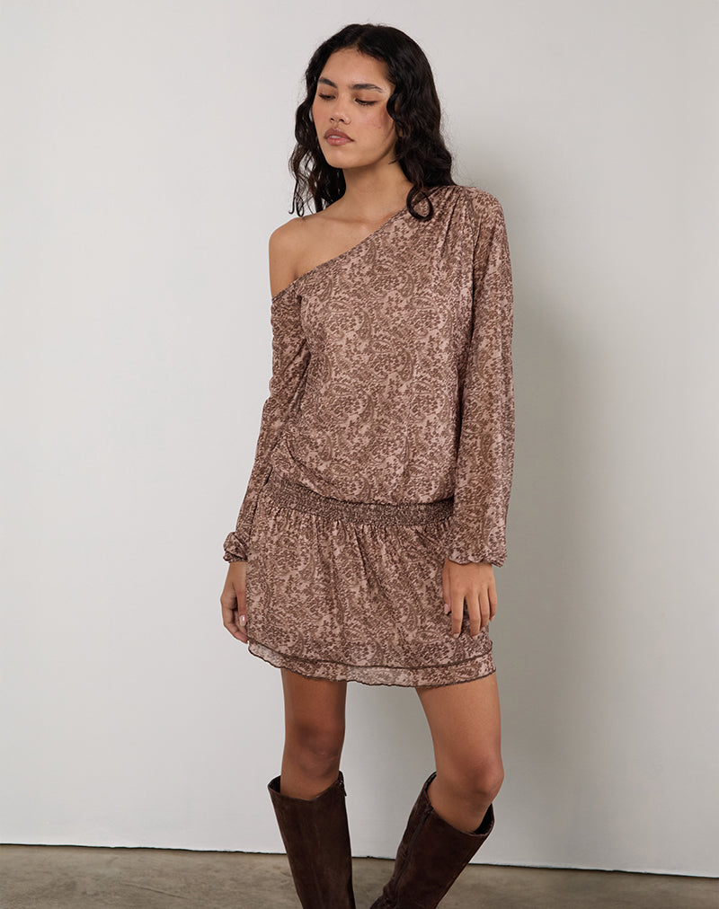 Image de Papinka Robe en maille Vintage Paisley Pink