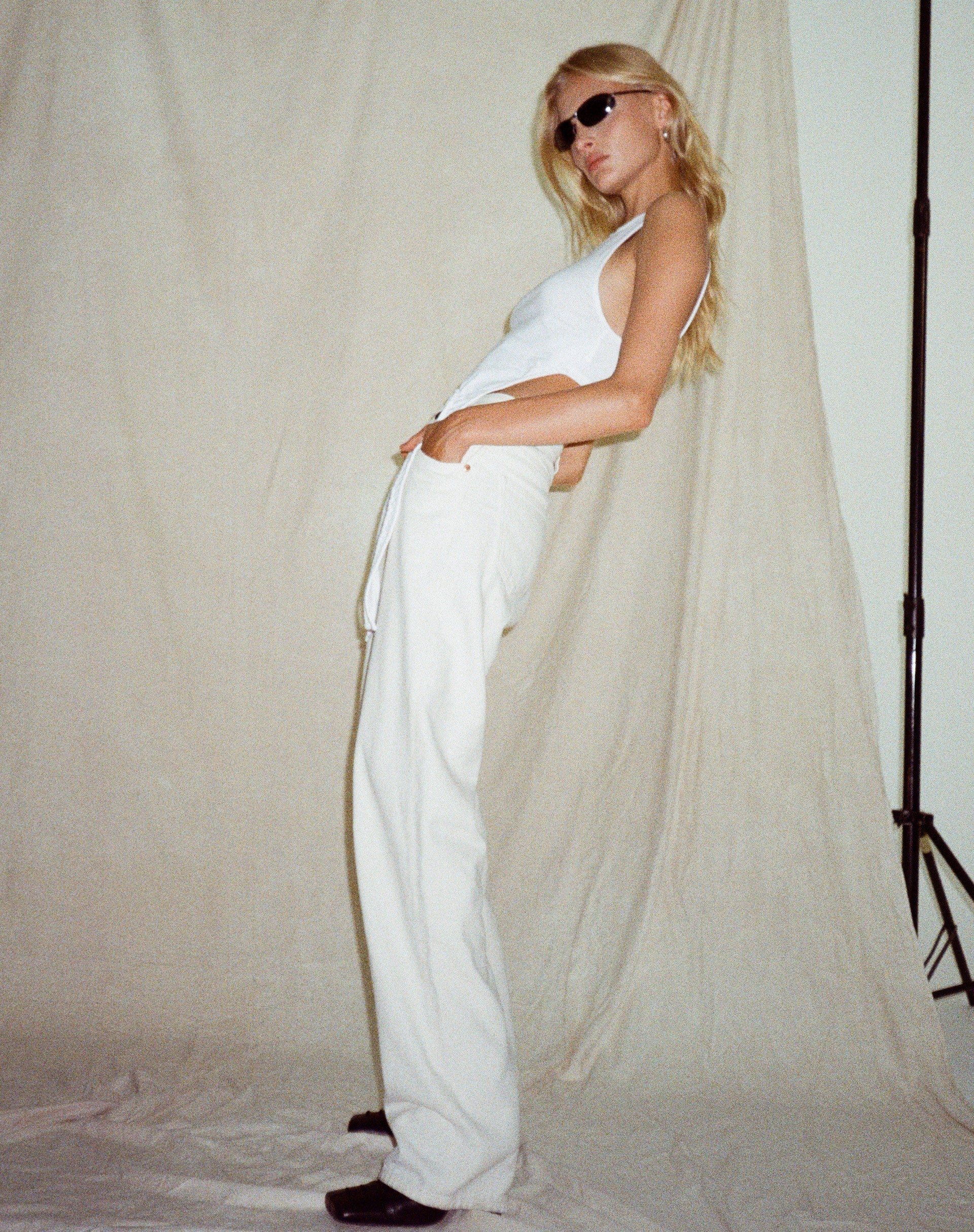 image de Parallel Jeans en White Wash