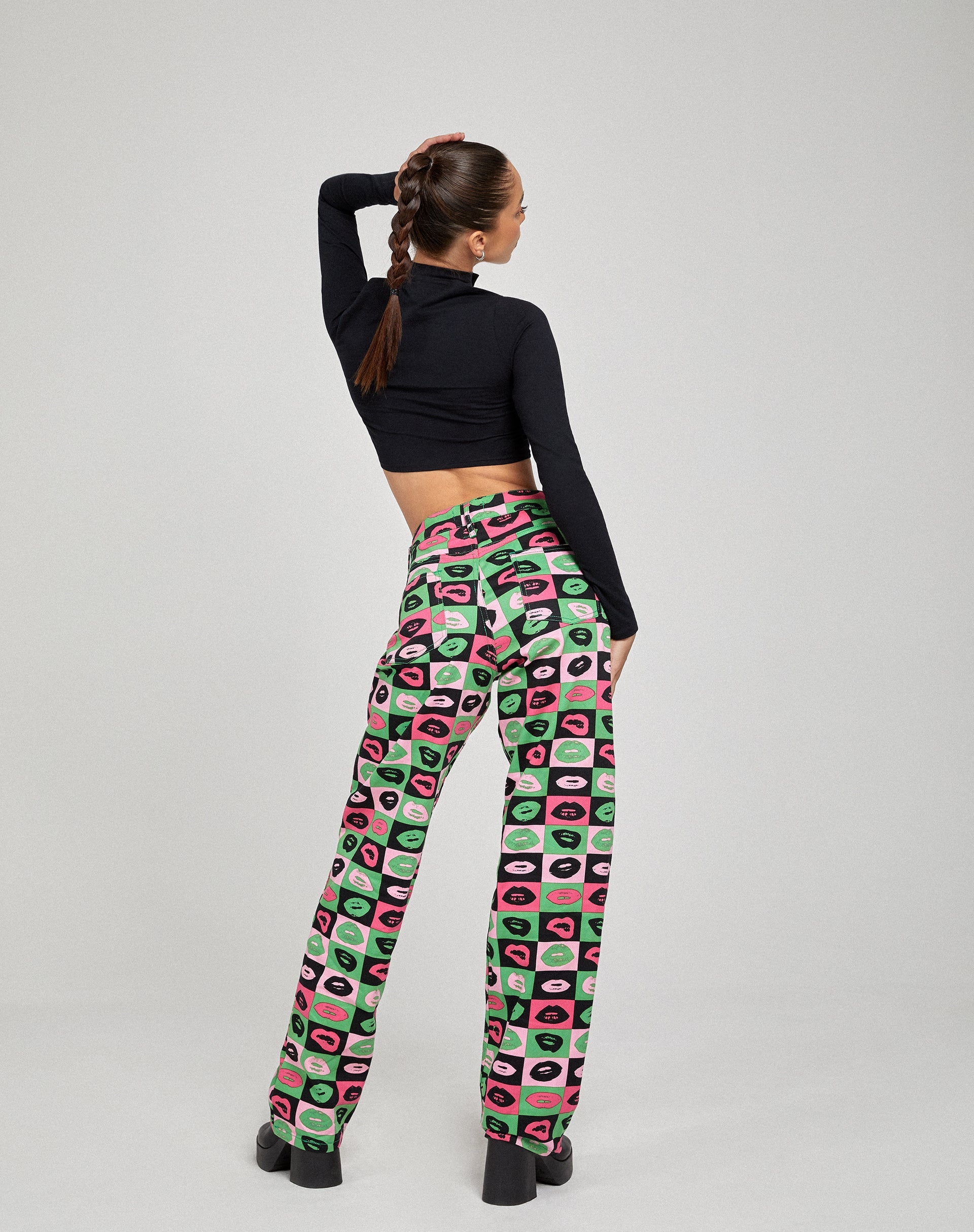 image de Parallel Jeans en Lips Green