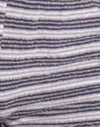 Mauve rayé gris foncé et ivoire