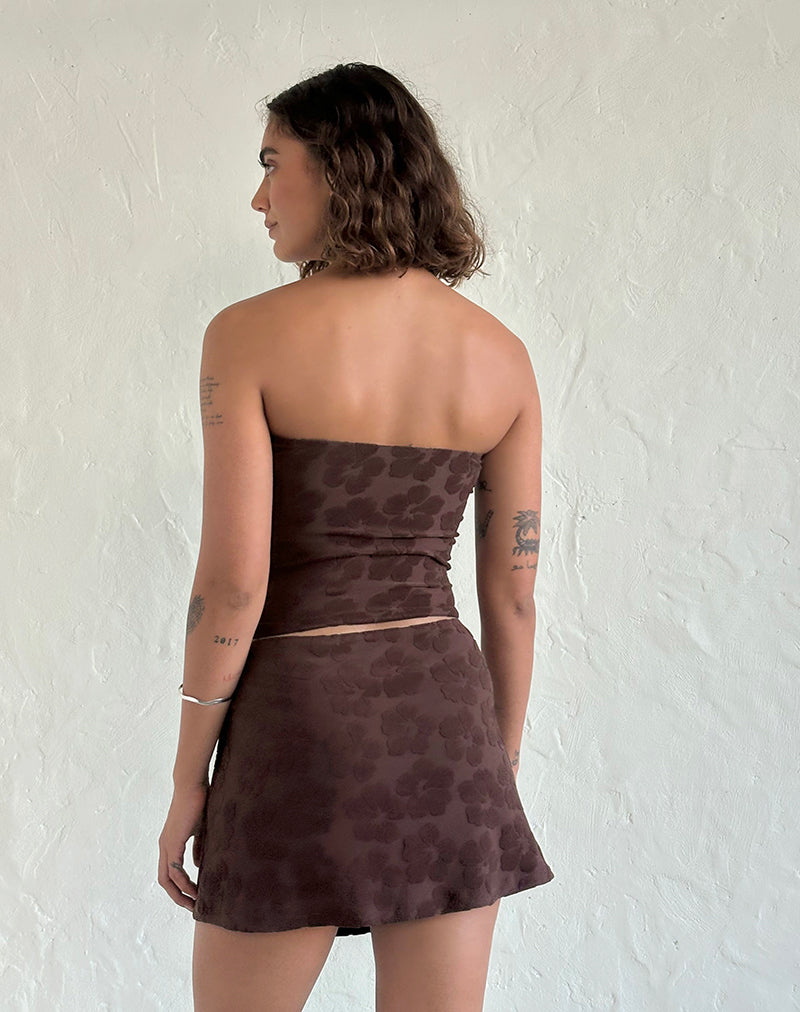 Image de Peggy Top en Hibiscus Terry Brown