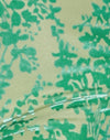 Flocage floral vert et bleu