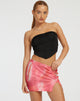 Image de la mini-jupe Pelma en rose flou abstrait