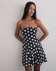 Image of Pipo Mini Dress in Polka Sequin Monochrome