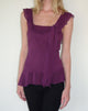 Image de Piro Top in Chiffon Aubergine