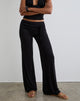 Image de Donata Pantalon noir avec ceinture