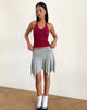 Image de Priscilla Halter Top in Sheer Knit Red