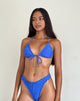Image de Prisha Bikini Top in Royal Blue