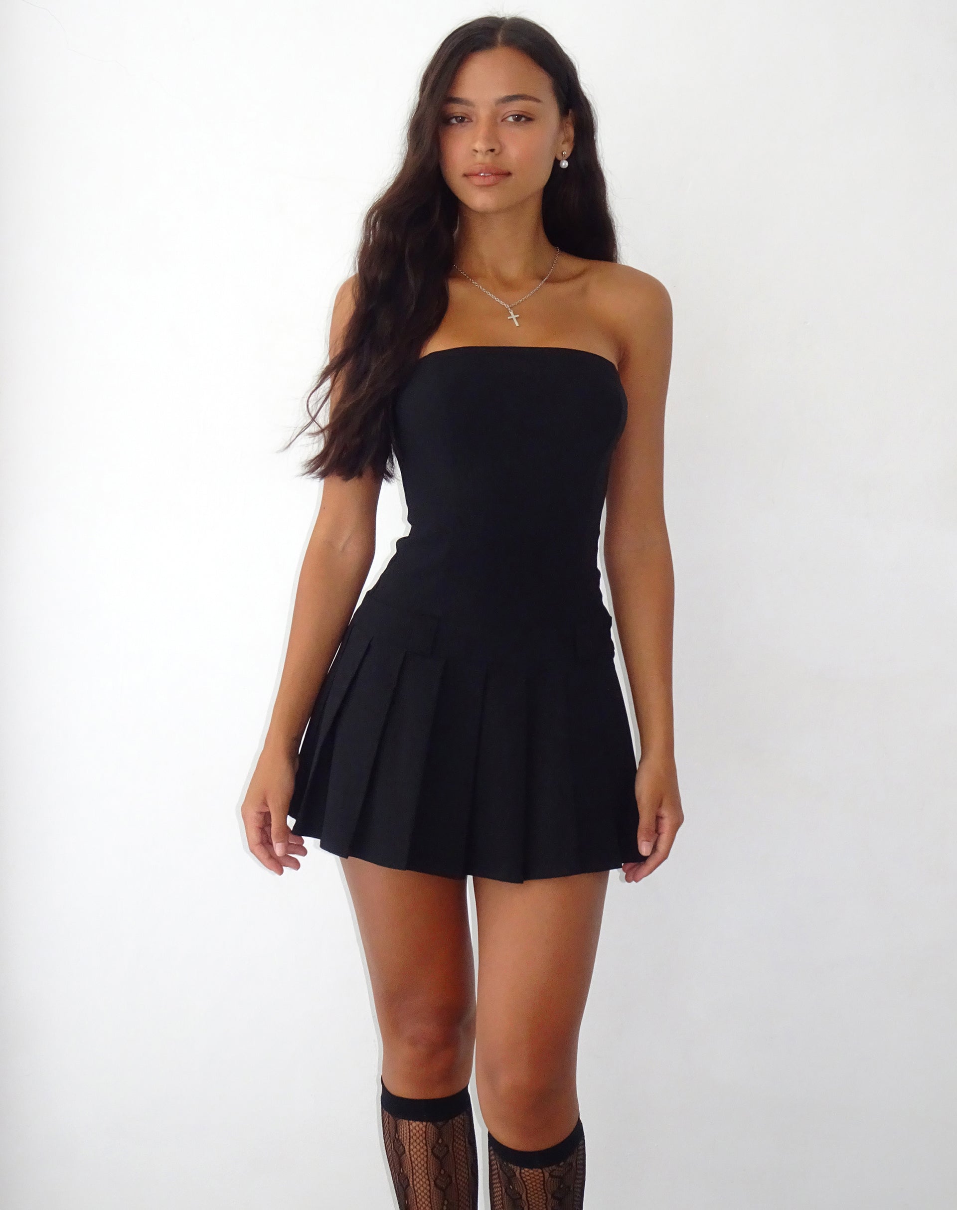 Image de Payoda Mini robe bandeau en noir