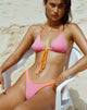 Image de Bas de bikini Farida en éponge rose