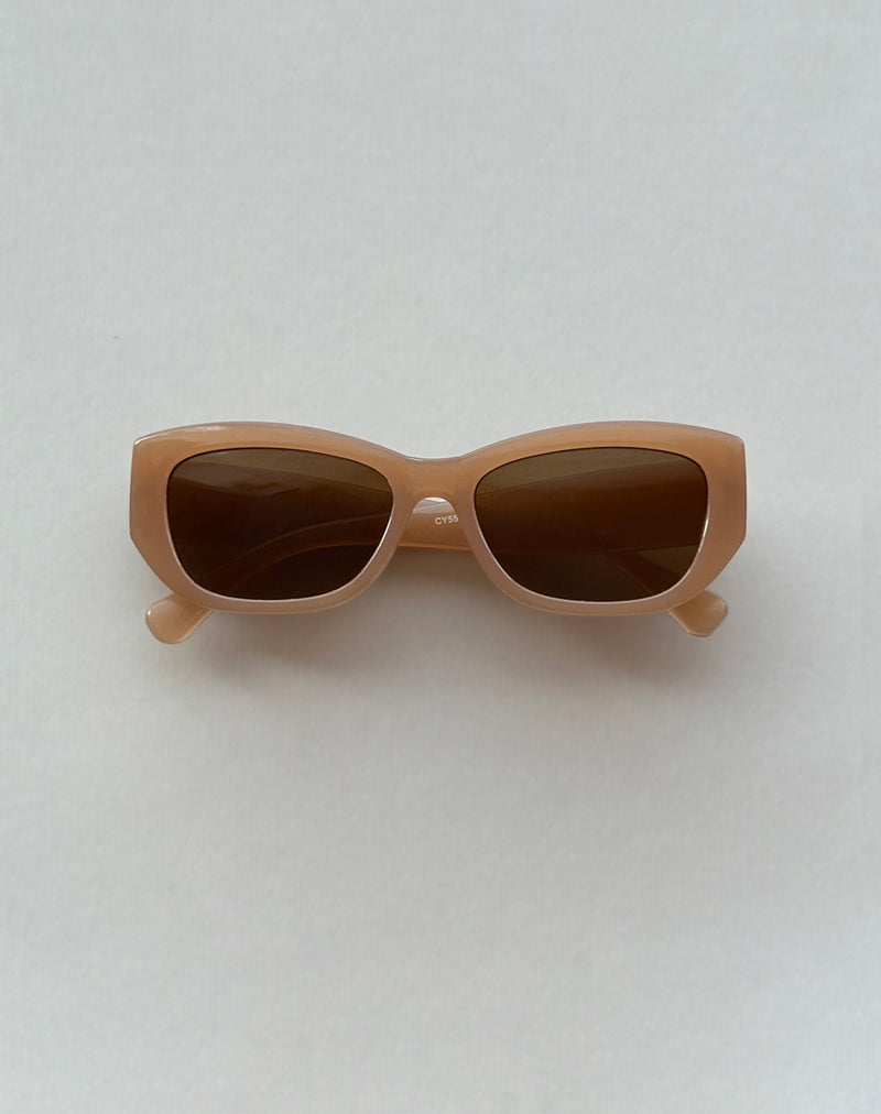 Lunettes de soleil Rabori Rectangle en Tan