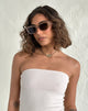Image de Rabori Rectangle Sunglasses in Tan