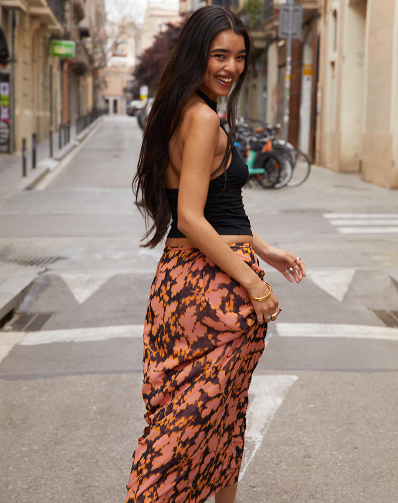 Image de Jezza Slip Maxi Skirt in Furnishing Floral