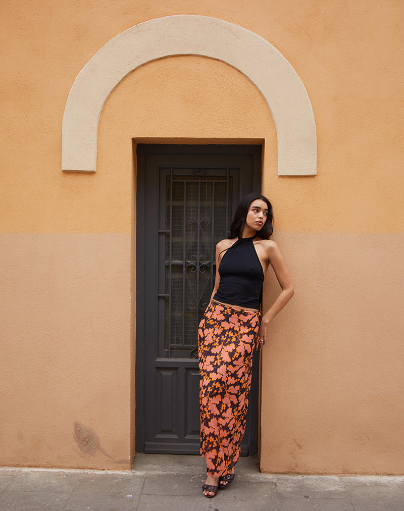 Image de Jezza Slip Maxi Skirt in Furnishing Floral