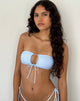 Image de Racola Bikini Top in Blue Gingham