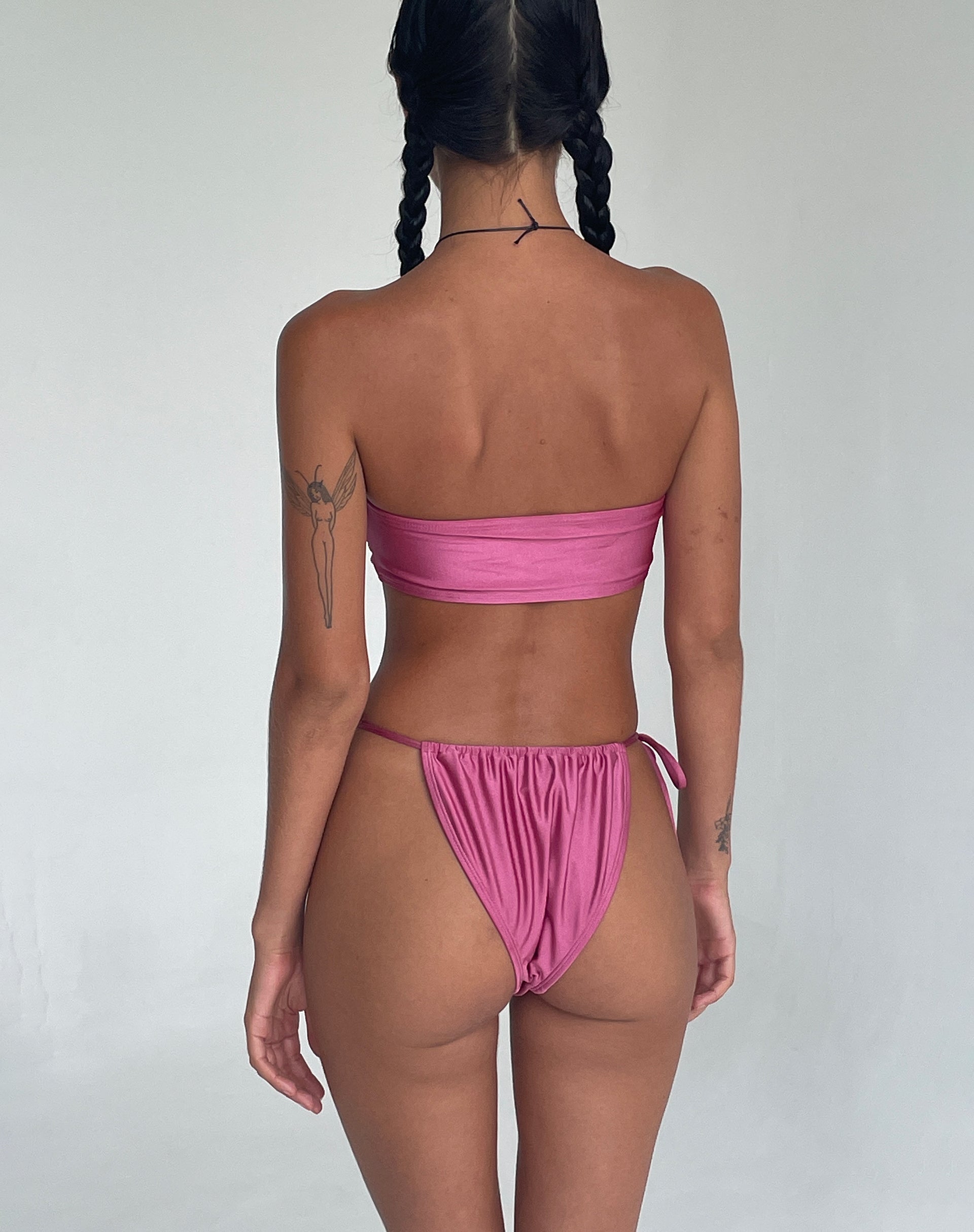 Image de Leyna Bikini Bottom in Mauve Shimmer