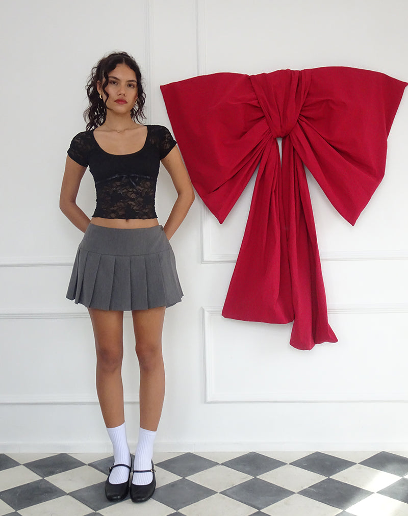 Image de Rada Top en dentelle noir