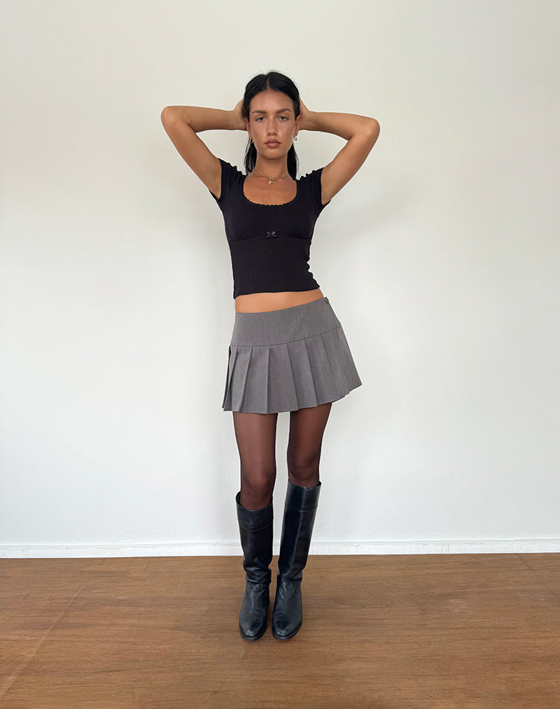 Image de Rada Top in Rib Black