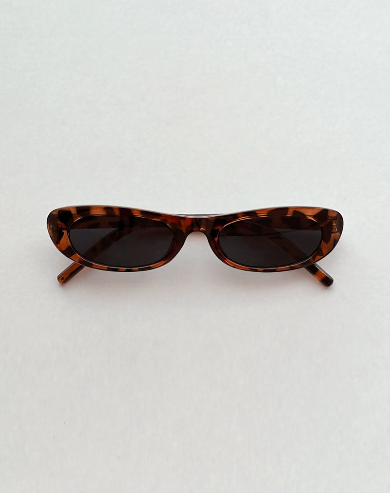 Lunettes de soleil Radiata Rectangle en écaille de tortue