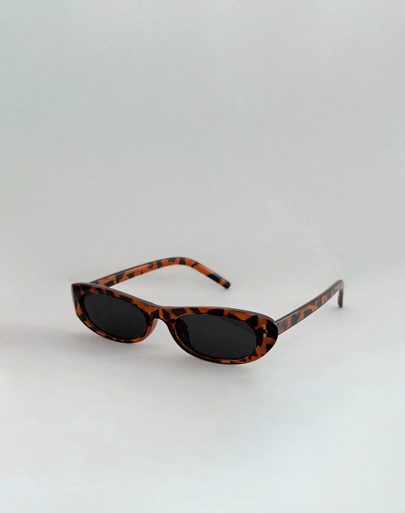 Image de Radiata Lunettes de soleil rectangulaires en écaille de tortue