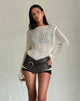 Image de Rajiya Open Weave Jumper in Ivory